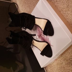 Jessica Simpson Madeena Black Suede 7.5